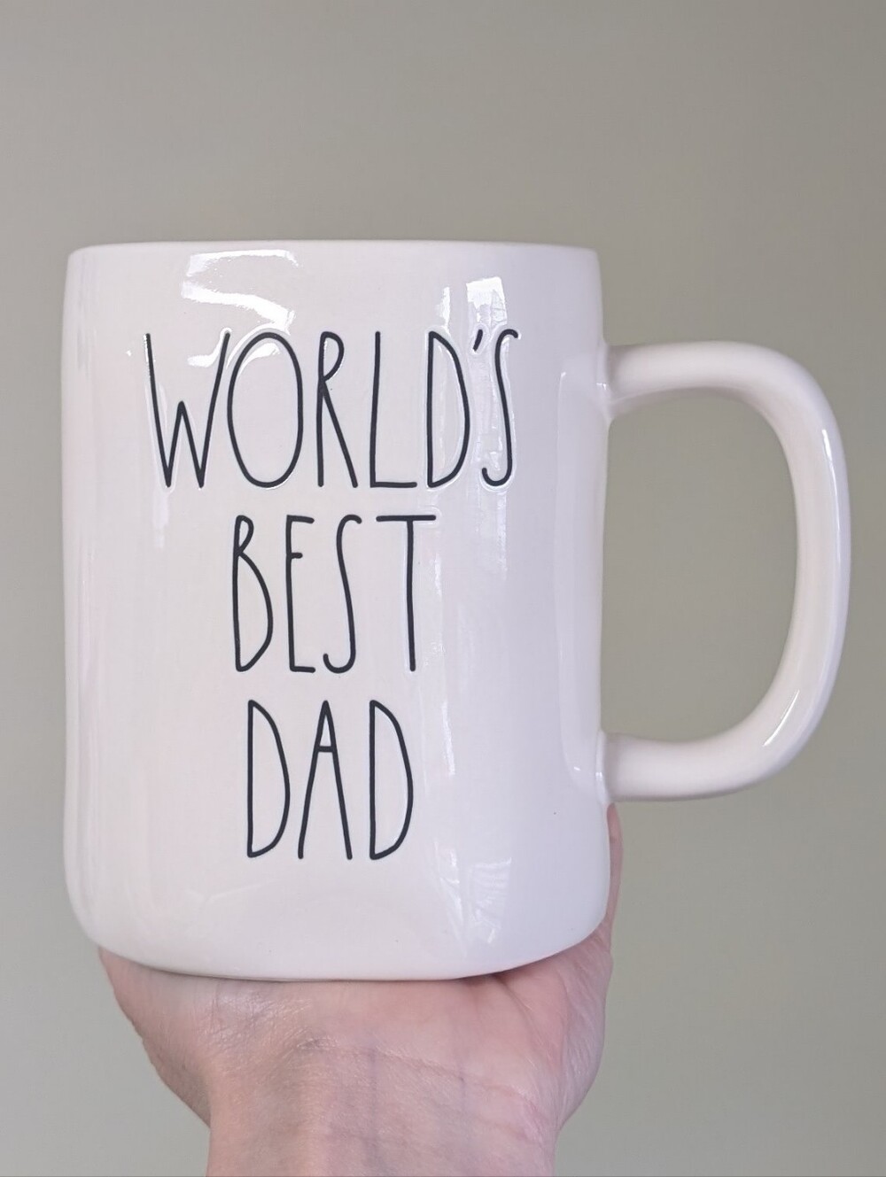 Rae Dunn WORLD'S BEST DAD Mug, Father's Day Mug, 2021 Release